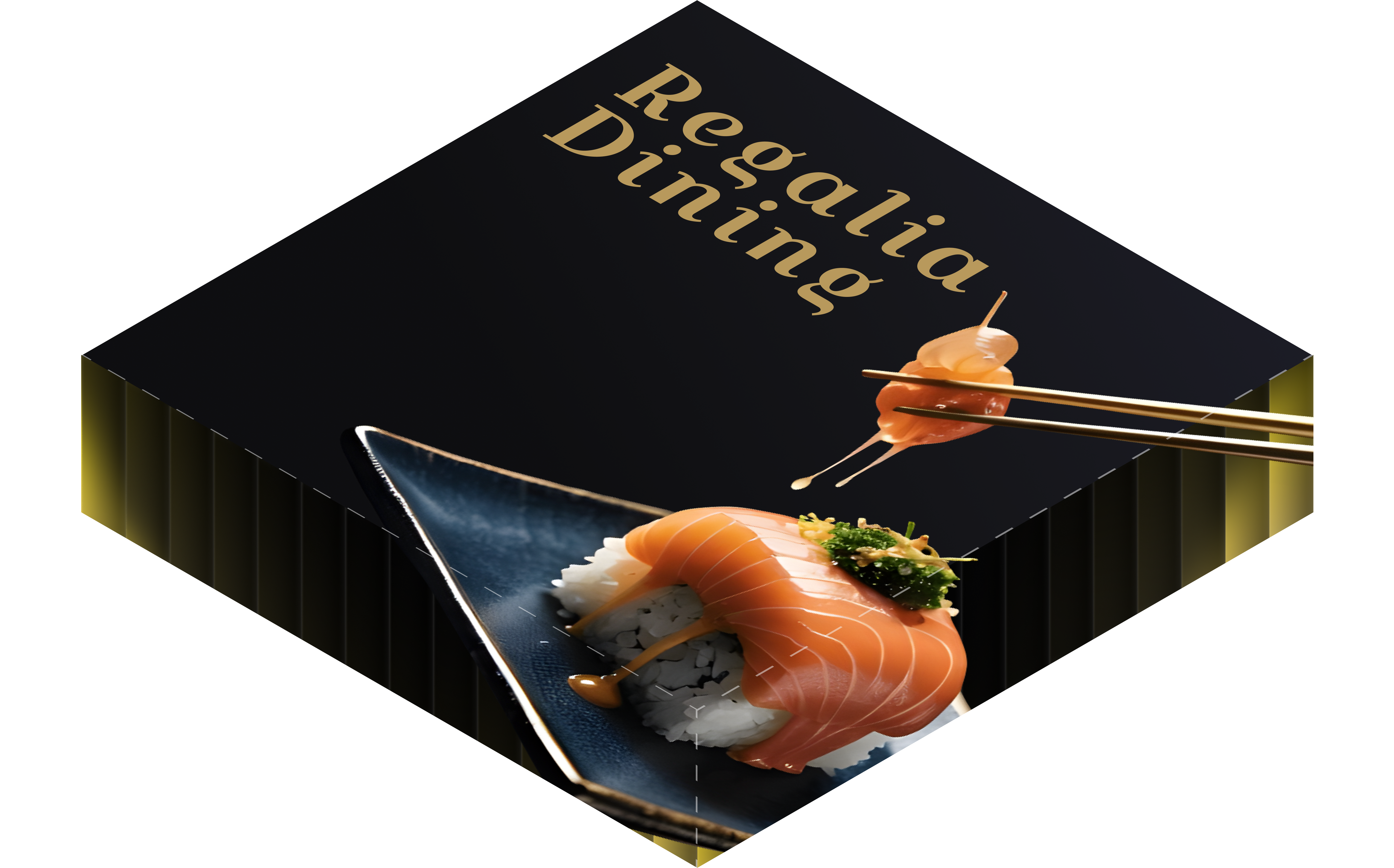 Regalia Dining delivery box - 3D render